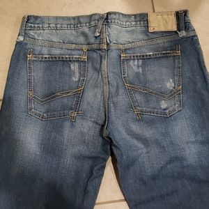 Tommy Hilfiger distressed jeans.